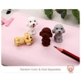 thumbnail image 3 of 1pc Creative Kids Eraser Cartoon Animal Dog Eraser Random Color & Individual Delivery for Kids Students School Office, 3 of 7
