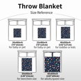thumbnail image 6 of Space Astronaut Throw Blanket Soft Plush Flannel Blanket for Baby Girls Boys Space Themed Bedroom Decor Blankets for Couch, Sofa 40"x50", 6 of 9