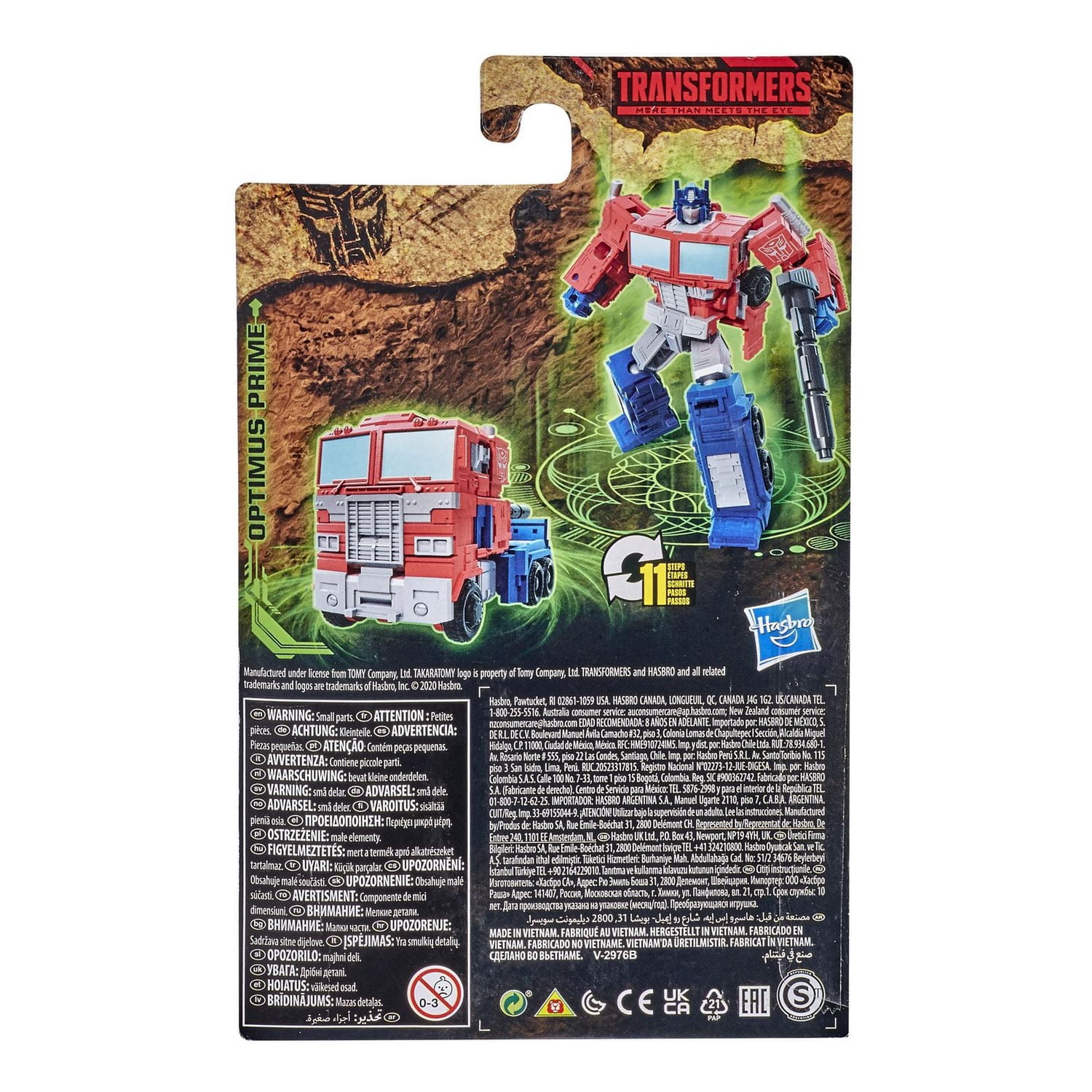 Transformers Generations War for Cybertron : Kingdom, figurine WFC-K1 Optimus Prime classe Origine, pour enfants, à partir de 8 ans, 8,5 cm