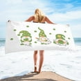 thumbnail image 2 of Zatoumnr Easter Bunny Egg Series Microfiber Beach Towel, Super Lightweight, 30x60 Inch, Colorful Bath Towel, Sandproof Blanket, Perfect for Travel and Swimming, 2 of 6