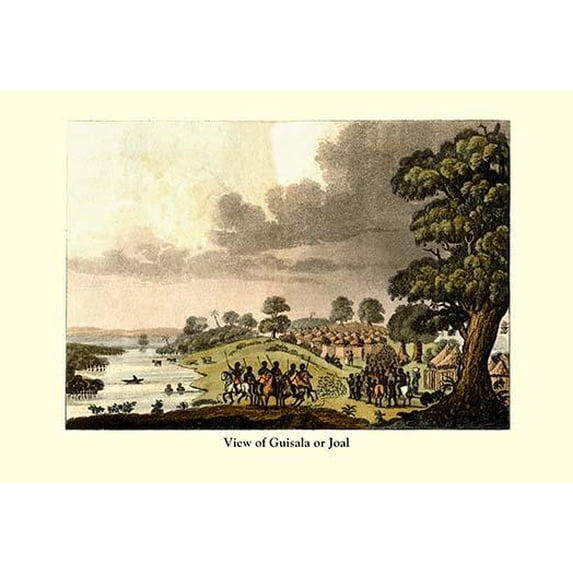 View of Guisala or Joal-Fine Art Canvas Print (20" x 30")