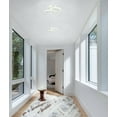 thumbnail image 5 of Claxy Double Circle LED Semi Flush Mount Light, 5 of 7