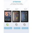 thumbnail image 2 of Tempered Glass Screen Protector for Amazon Fire HD 10 (9th / 7th, 2019/2017 Released) Fire HD 10 Kids Edition 2019/2018 Released 3PCS Tempered Glass, 2 of 5