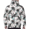 thumbnail image 7 of Daiia Hawaii Palms for Men's Fashion Hoodies & Sweatshirts with Kangaroo Pocket Hooded Sweatshirt Breathable & Moisture Wicking-XX-Large, 7 of 7