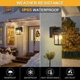 thumbnail image 3 of Porch Light with GFCI Outlet Built in, Dusk to Dawn Outdoor Light with Outlet, Waterproof Anti-Rust Alunmium Exterior Light Fixture Wall Mount Outside Light for House Garage Front Door, Bulb Included, 3 of 5