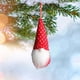 thumbnail image 5 of ¡Descuentos Únicos!, Suministros de decoración navideña Muñeco de hombre del bosque de lana de punto Colgante pequeño Muñeco sin rostro Colgante de decoración de árbol de Navidad Akmoler, 5 of 9