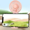 thumbnail image 3 of Miniature Handheld Fan Portable Battery Operated USB Rechargeable Misting Fan, 3 of 19