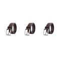 thumbnail image 4 of serony PU Durable Denim Men Belt With Scratch-resistant And Anti-corrosion Features Party No Burr Braided Coffee 120cm 3Set, 4 of 6