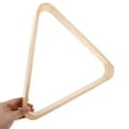 thumbnail image 3 of KAKOWELY 1Pack Wooden Pool Triangle Rack For Artistic Setups And Home Entertainment, 3 of 8