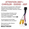 thumbnail image 5 of SOCAL-LED 2x A10 HB4 9006 EMC Headlight Kit CANBUS HID LED Decoder Anti-Flicker Error Canceller Relay Resistor Adapter (fits H10, 9005, 9145), 5 of 5