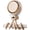 Brown, variant on Mini Portable Stroller Fan – 60 ° Auto Oscillation, Quiet USB-C Rechargeable Baby Fan, 4 Speeds, Night Light & Warning Light, Flexible Tripod for Stroller, Car Seat, Crib, Camping (Beige)