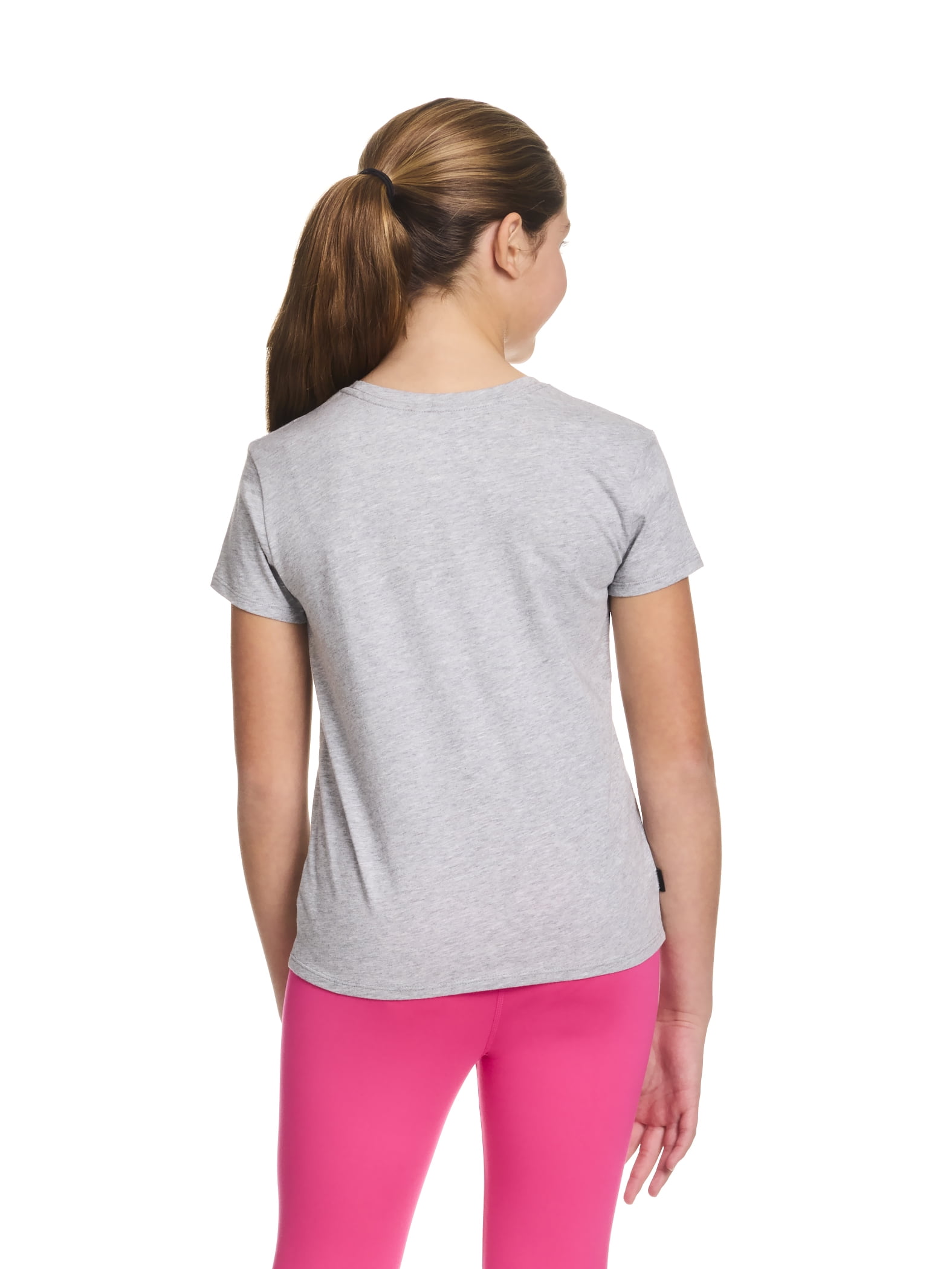 Reebok Girl’s Printed Short Sleeve Graphic T-Shirt, Sizes 4-18