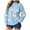 Sky Blue, variant on larppty Retro Santa Sweatshirt for Women Christmas Sweaters Crewneck Oversized Long Sleeve Tops Fashion Outfits (Black, M)