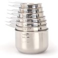 thumbnail image 1 of 7 -piece high -quality high stainless steel metal stack cup, 1 of 5