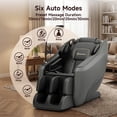 thumbnail image 3 of Real Relax Electric Massage Chair, Zero Gravity Full Body Massage Recliner Chair with 10 Fixed Rollers, Touch Screen Controller, Black, 3 of 10