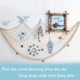 thumbnail image 4 of ZECATL Natural Fishing Net Decor with Shells Beach Theme Decor for Party Home Bedroom Wall Hanging Fish Net Decorations 100*200CM, 4 of 6