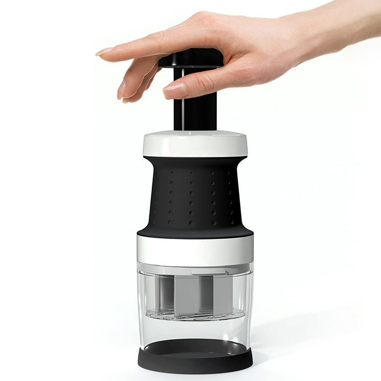  Mini Food Chopper with Stainless Steel Blades, Chop, Dice, and  Mince Vegetables, Nuts, Spices, and Herbs, Multipurpose Food Grinder  Labeled CHOP in Navy by Rae Dunn: Home & Kitchen