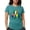 Teal, variant on CafePress - Shamrock Of Ukraine Women's Deluxe T Shirt - Womens Tri-blend T-Shirt