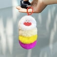 thumbnail image 5 of Cute Creative Caterpillar Plush Keychain Tote Bag Charm for Handbag, Purse, Backpack & Car Keys, Cat Pillow, Cat Toys, 5 of 6