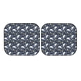 thumbnail image 3 of Uemuo Halloween A Printed 2 PCS Car Windshield Sun Shade, Auto Sun Heat and UV Rays Blocker, Foldable Automotive Front Window Sunshade Protector, 3 of 7