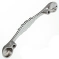 thumbnail image 3 of GlideRite 3 in. Center Classic Braided Cabinet Hardware Pull Handles, Satin Nickel, Pack of 25, 3 of 5