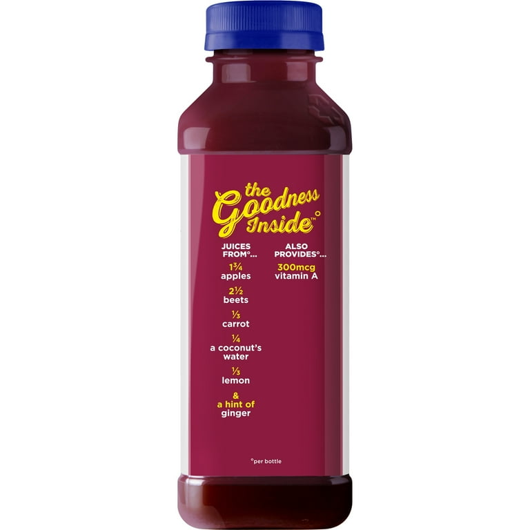 Naked Juice Fruit Veggie Smoothie Bright Beets 15.2 oz Bottle
