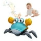 thumbnail image 1 of Modelo Juguete de cangrejo para gatear, juguetes para bebés con música y luz, juguetes para el tiempo de barriga, juguete musical interactivo para niños pequeños, niños y niñas, evita obstáculos autom Abanopi Modelo, 1 of 7