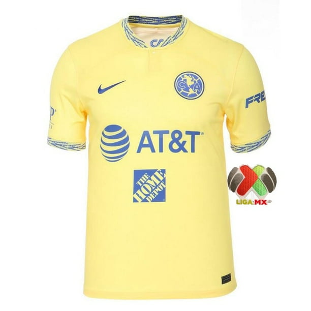22 23 Camiseta De Futbol CLUB America jersey Local Amarillo Hombre S XXL Walmart en linea