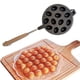 thumbnail image 4 of Necan redonda de 12 cavidades para molde Huevo Waffle Sartén para estufa de gas Hornear para molde, 4 of 7