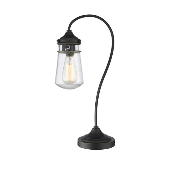Z-Lite Tl120 Celeste 1 Light 21" Tall Table Lamp - Bronze