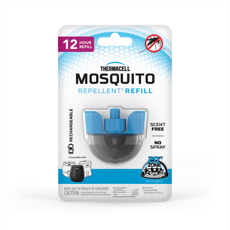 Thermacell Rechargeable Outdoor Mosquito Repellent Refill with 12-Hour Mosquito Protection