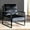 Black, variant on Spotted Microfiber Upholstery | Perfect for Home Decor | Add Sophistication to Your Space