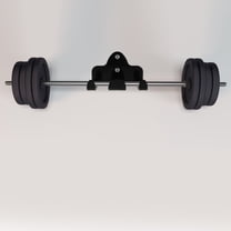 SASABAXI Wall Mounted Barbell Storage Rack 1Set Iron Black Rectangular Modern Design For Home Gym And Commercial Gym