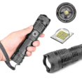 thumbnail image 4 of Led Tactical Flashlight With Rechargeable Battery Zoomablesuper Bright 90000lm, 4 of 5