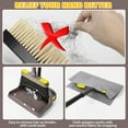 thumbnail image 3 of JEHONN Broom and Dustpan Combo for Home with Long Handle Brown Yellow, 3 of 7