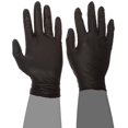 thumbnail image 4 of GNX-1KM - GLOVES NITRILE BLACK MEDIUM DISPOSABLE POWDER FREE 5 MIL (100 pcs/pkg), 4 of 4