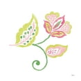 thumbnail image 2 of Urban, Mary 26x26 Gold Ornate Wood Framed with Double Matting Museum Art Print Titled - Everyday Chinoiserie Flower I, 2 of 4