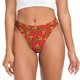 thumbnail image 1 of Balery Pizza Cartoon Tangas de Algodón para Mujer con Estampado – Ropa Interior Sexy, Transpirable, G-string-4X-Large, 1 of 6