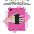 thumbnail image 5 of Allytech iPad 9.7-inch Case 6th 5th Generation, iPad Air 1 2 Case, Silicone Kids Friendly 360 Rotating Stand Shockproof Shoulder Strap Protection Case Cover for Apple iPad 9.7" 2018/2017, Rose/Black, 5 of 6