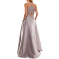 thumbnail image 2 of Speechless Womens Juniors Taffeta Lace Back Evening Dress, 2 of 2