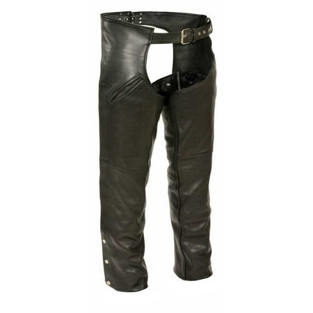 Milwaukee Leather Men's Slash Pocket Chaps w/ Removable Thermal Liner SH1103