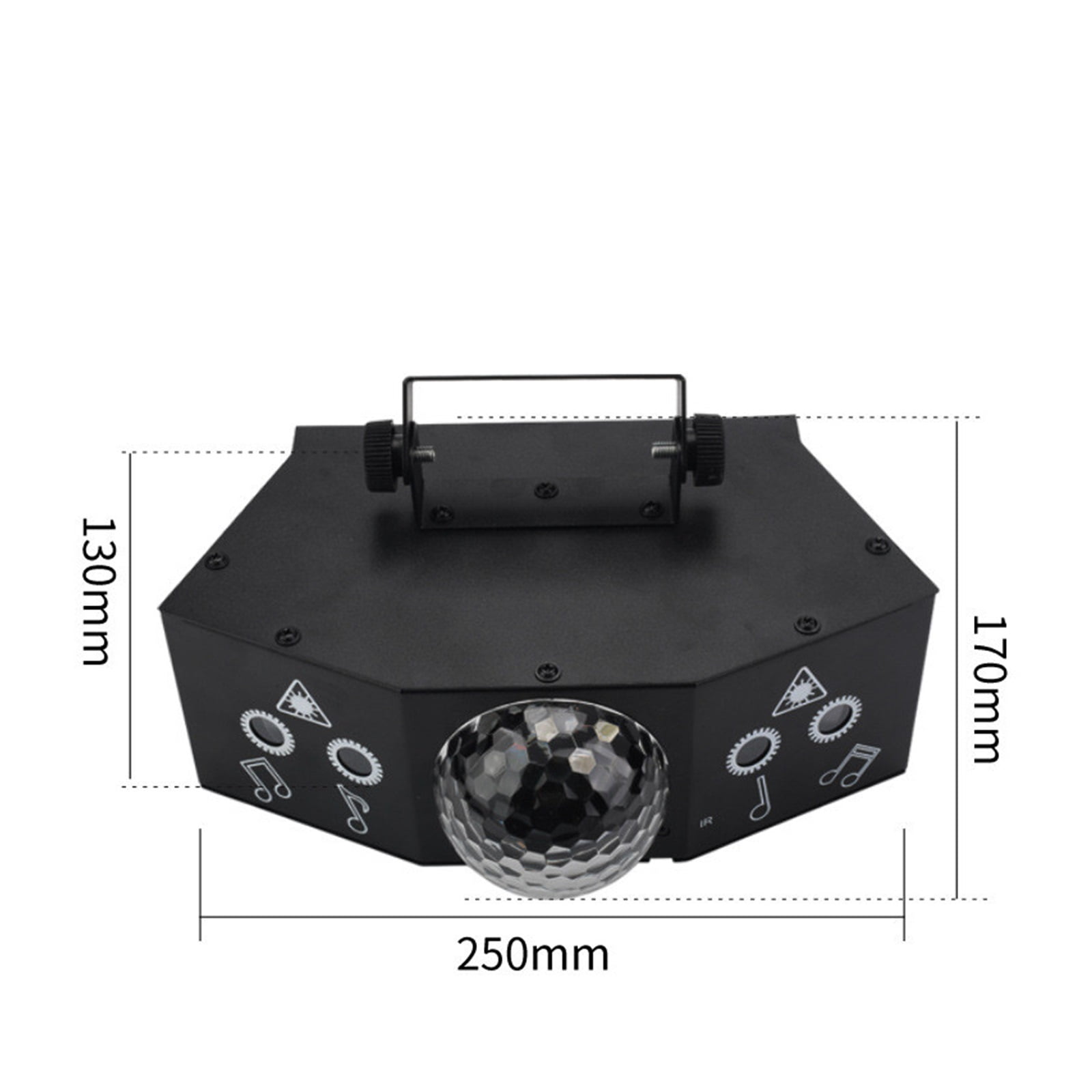 Stage Projector Disco Ball Voice Control Strobe DJ Controller Party Christmas Holiday Club Wedding Halloween Decoration ,Easy to Install