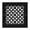 Powder Coated Black, variant on Achtek Air Return 6"x6" (Overall Size 8"x8") | Cast Aluminum Air Grille | HVAC Duct Cover for Home Ventilation