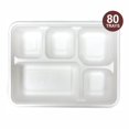 thumbnail image 2 of Go4Green Plateaux à 5 Compartiments Compostables, 80 Pcs, 2 of 9