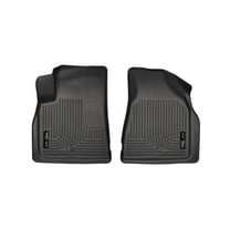 Husky Liners 18211 Weatherbeater Floor Mats Fit 2007-2017 Enclave/Traverse/Acadia/Outlook w/ 2nd Row Bench/Bucket Seats Front Row Liners 2pc Black