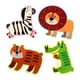 thumbnail image 1 of Juguete educativo para enhebrar y atar cordones para niños y niñas. Desarrolla la paciencia. Patrón animal, 1 of 9