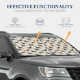 thumbnail image 4 of Hirioo Horse for 2PCS Windshield Sun Shade Foldable | Front Windshield Shade for Sun, Heat and UV Rays-Large, 4 of 6
