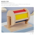 thumbnail image 2 of TABLZONE Musical Instrument Enlightenment Toys Wooden Textile Drum Educational Design 1Pcs, 2 of 8