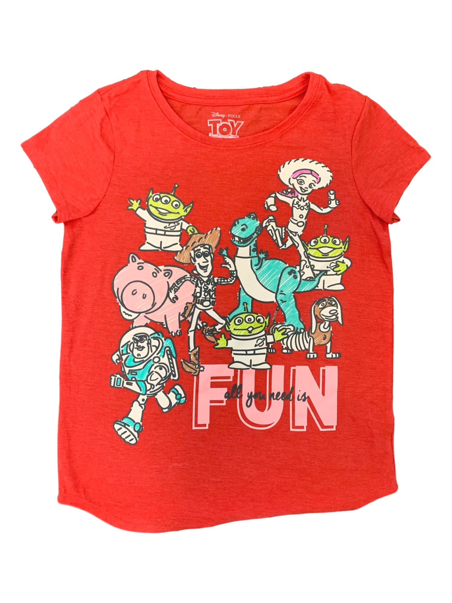 red toy story shirt