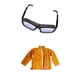 thumbnail image 1 of Chaqueta de soldadura de cuero ignífuga Sunnimix con Gafas de oscurecimiento automático, 1 of 8